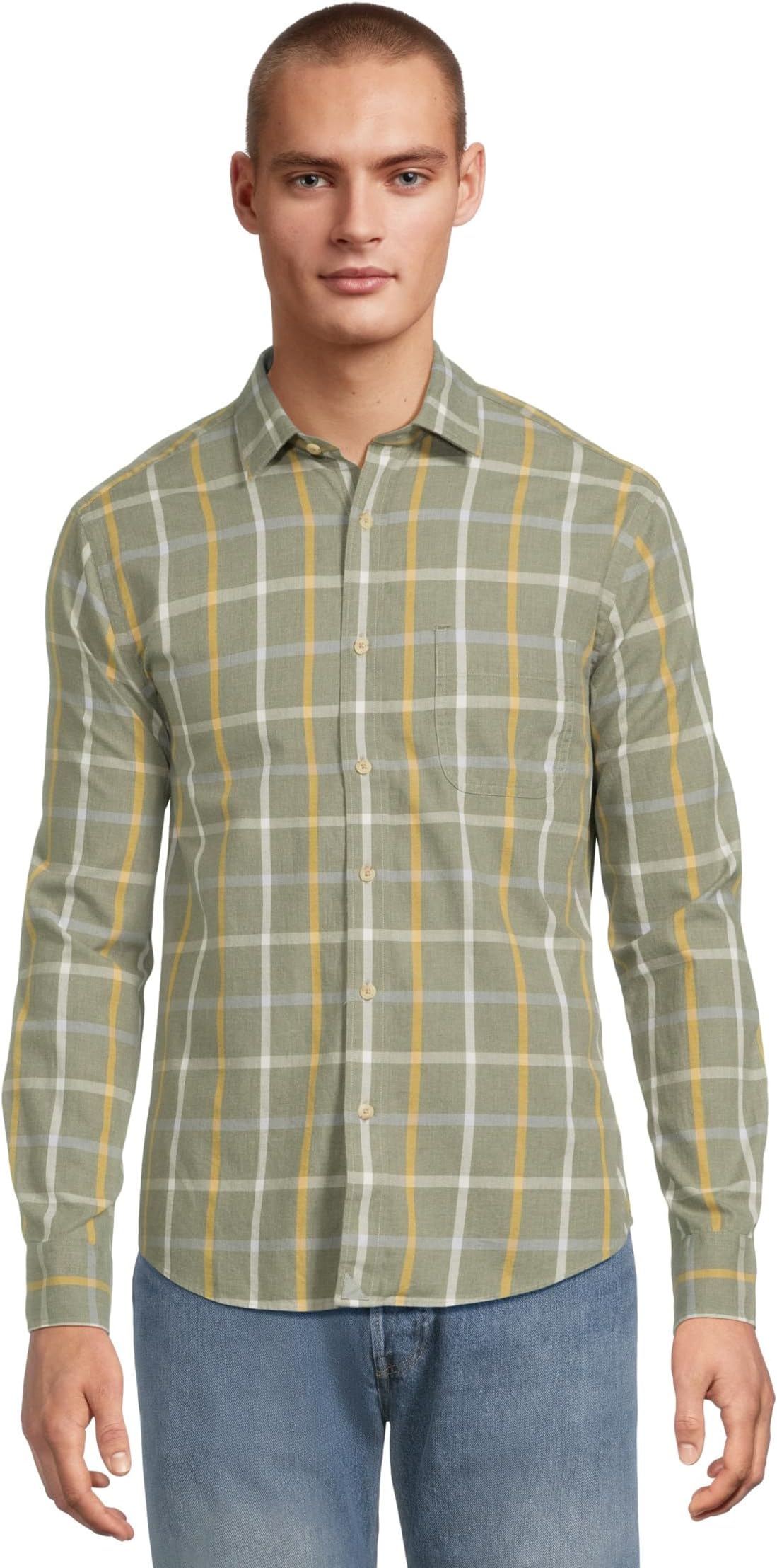 Мужская фланелевая рубашка Silva с длинным рукавом UNTUCKit, Green
Мужская фланелевая рубашка Silva с длинным рукавом UNTUCKit, Green