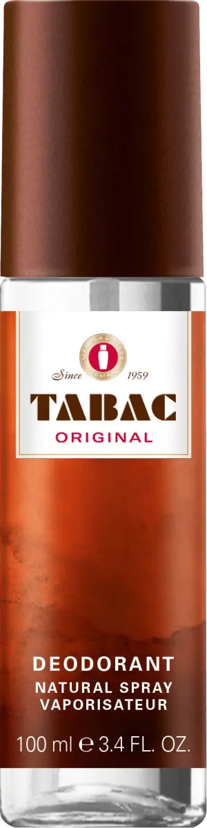 Део Натуральный спрей 100мл Tabac Original
Део Натуральный спрей 100мл Tabac Original