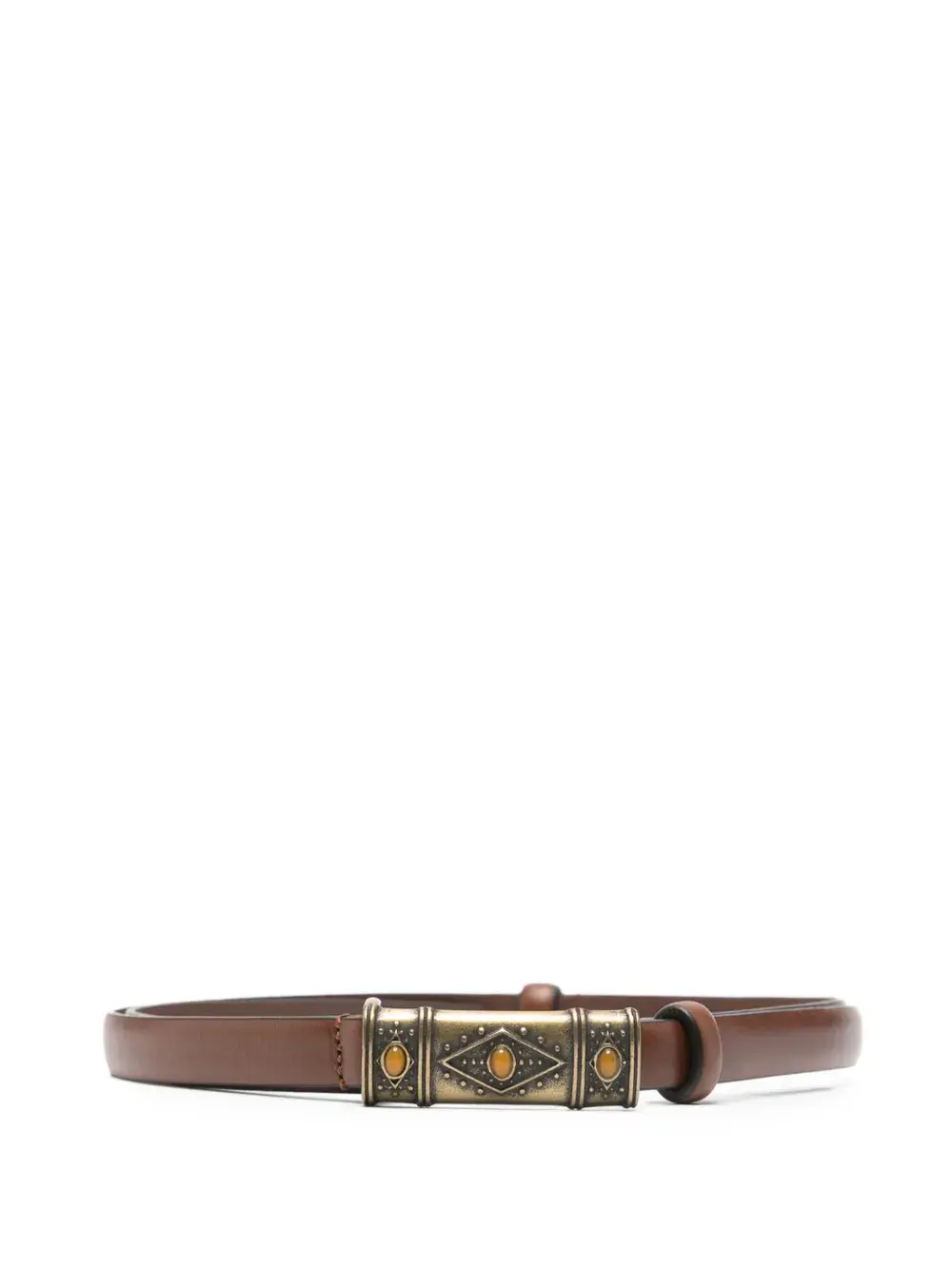 Ремень с прямоугольной пряжкой Ba&Sh, коричневый
Ремень с прямоугольной пряжкой Ba&Sh, коричневый