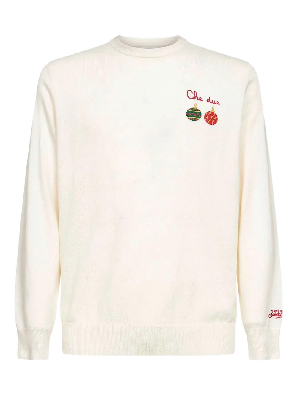 Свитер с вышивкой и круглым вырезом Mc2 Saint Barth, нейтральный
Свитер с вышивкой и круглым вырезом Mc2 Saint Barth, нейтральный