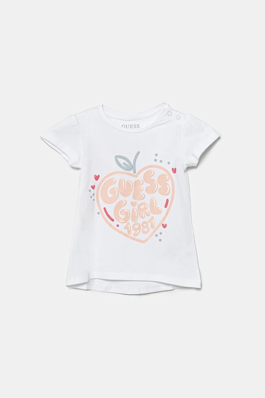 Хлопковая футболка для малышей Guess, белый
Хлопковая футболка для малышей Guess, белый