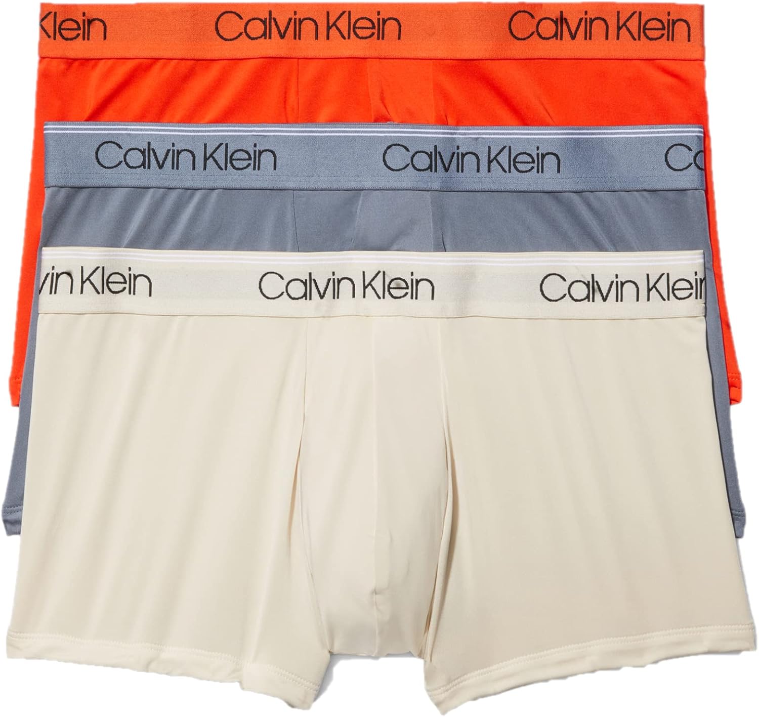 Комплект из 3 трусов-боксеров Calvin Klein Men's Underwear Micro Stretch, Asphalt Grey, Mudstone, Acid Orange
Комплект из 3 трусов-боксеров Calvin Klein Men's Underwear Micro Stretch, Asphalt Grey, Mudstone, Acid Orange