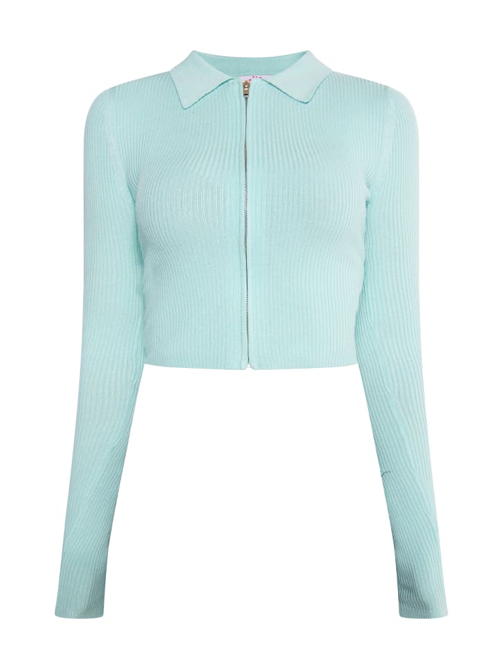 Женский укороченный кардиган цвета Lagoon Mint myMo
Женский укороченный кардиган цвета Lagoon Mint myMo