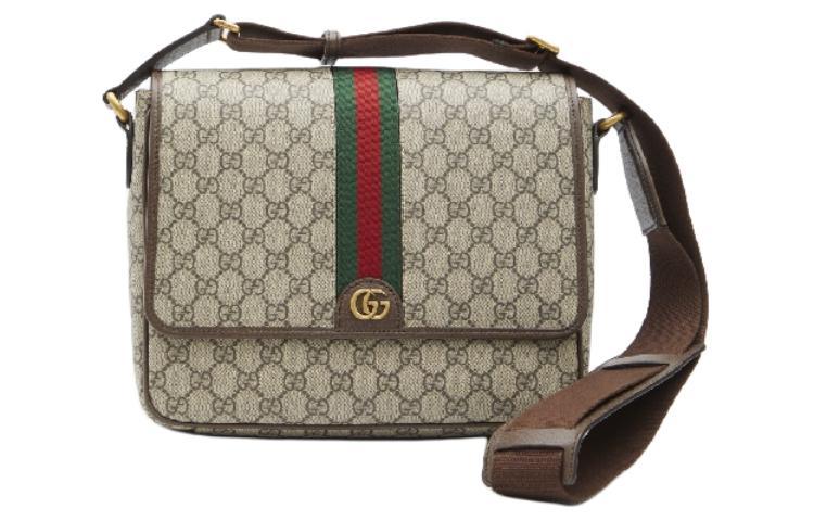 Сумка-мессенджер Ophidia из холста с кожаными вставками, через плечо, средний размер, мужская, бежевый и черный GUCCI
Сумка-мессенджер Ophidia из холста с кожаными вставками, через плечо, средний размер, мужская, бежевый и черный GUCCI