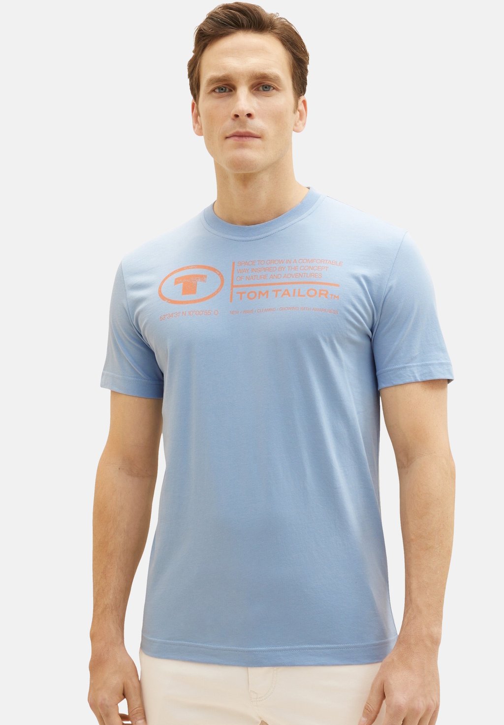 Футболка с принтом TOM TAILOR, светло-голубой
Футболка с принтом TOM TAILOR, светло-голубой