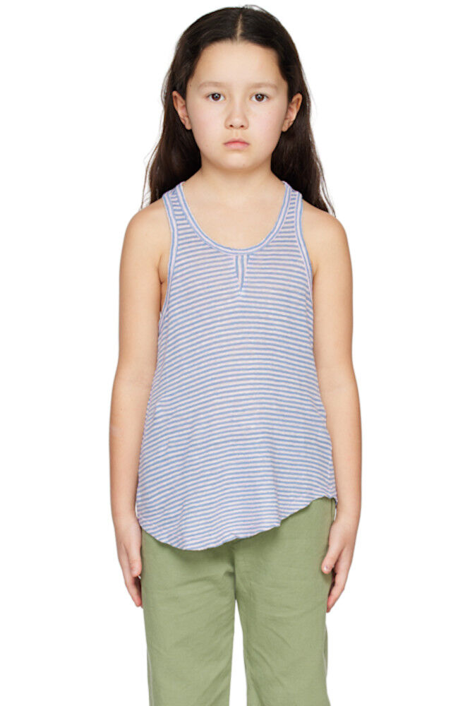 Детская майка-топ в синюю полоску Syra Morley
Детская майка-топ в синюю полоску Syra Morley