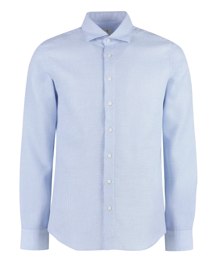 Клетчатая хлопковая рубашка Bastoncino, синий
Клетчатая хлопковая рубашка Bastoncino, синий
