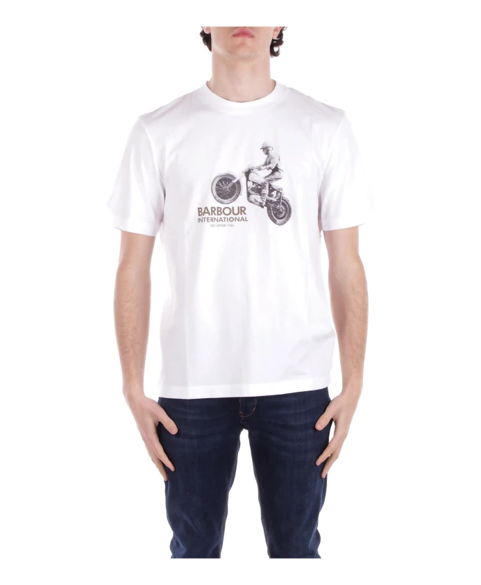 Международные футболки и поло белого цвета Barbour, белый
Международные футболки и поло белого цвета Barbour, белый