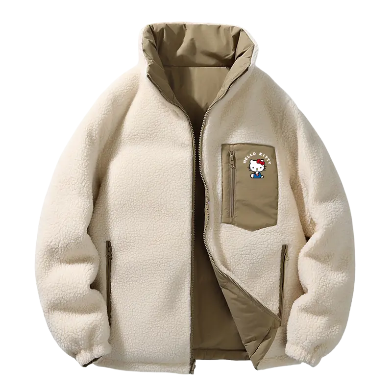 Hello Kitty Hello Kitty SS25 Puffer Jacket Coat Unisex Sanrio, светло- зеленый (Sherpa, Reversible
Hello Kitty Hello Kitty SS25 Puffer Jacket Coat Unisex Sanrio, светло- зеленый (Sherpa, Reversible