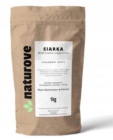 Naturove, Органическая сера МСМ, 1000 г Inna marka
Naturove, Органическая сера МСМ, 1000 г Inna marka