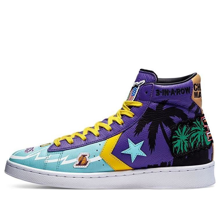 Кеды Converse Chinatown Market x Pro Leather High 'Lakers Championship Jacket', фиолетовый
Кеды Converse Chinatown Market x Pro Leather High 'Lakers Championship Jacket', фиолетовый