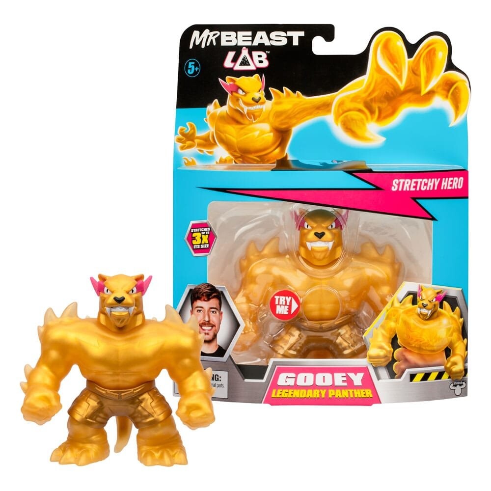 Мистер. Фигурка Beast Lab Goo Jit Zu Stretch, легендарная пантера, игрушки лося 11 см Moose Toys
Мистер. Фигурка Beast Lab Goo Jit Zu Stretch, легендарная пантера, игрушки лося 11 см Moose Toys