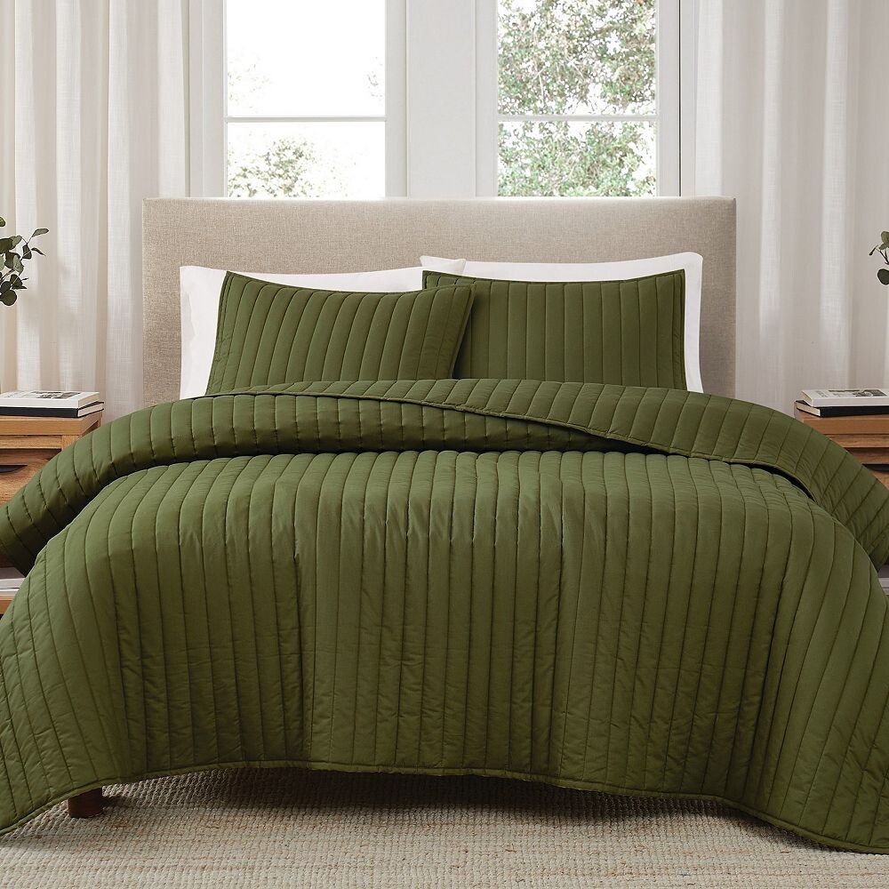 Комплект одеял из цельного хлопка и перкаля Brooklyn Loom с накладками, цвет Olive
Комплект одеял из цельного хлопка и перкаля Brooklyn Loom с накладками, цвет Olive