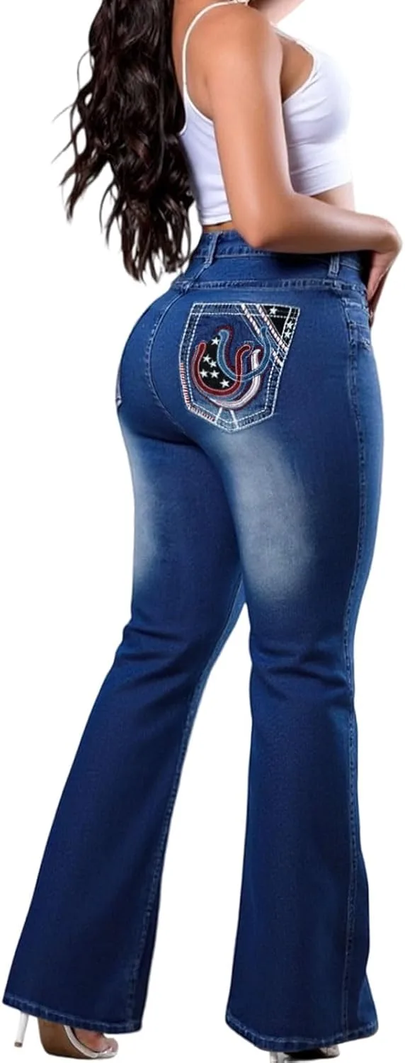 Джинсы женские Large High Waisted Bootcut с вышивкой QERINTE
Джинсы женские Large High Waisted Bootcut с вышивкой QERINTE