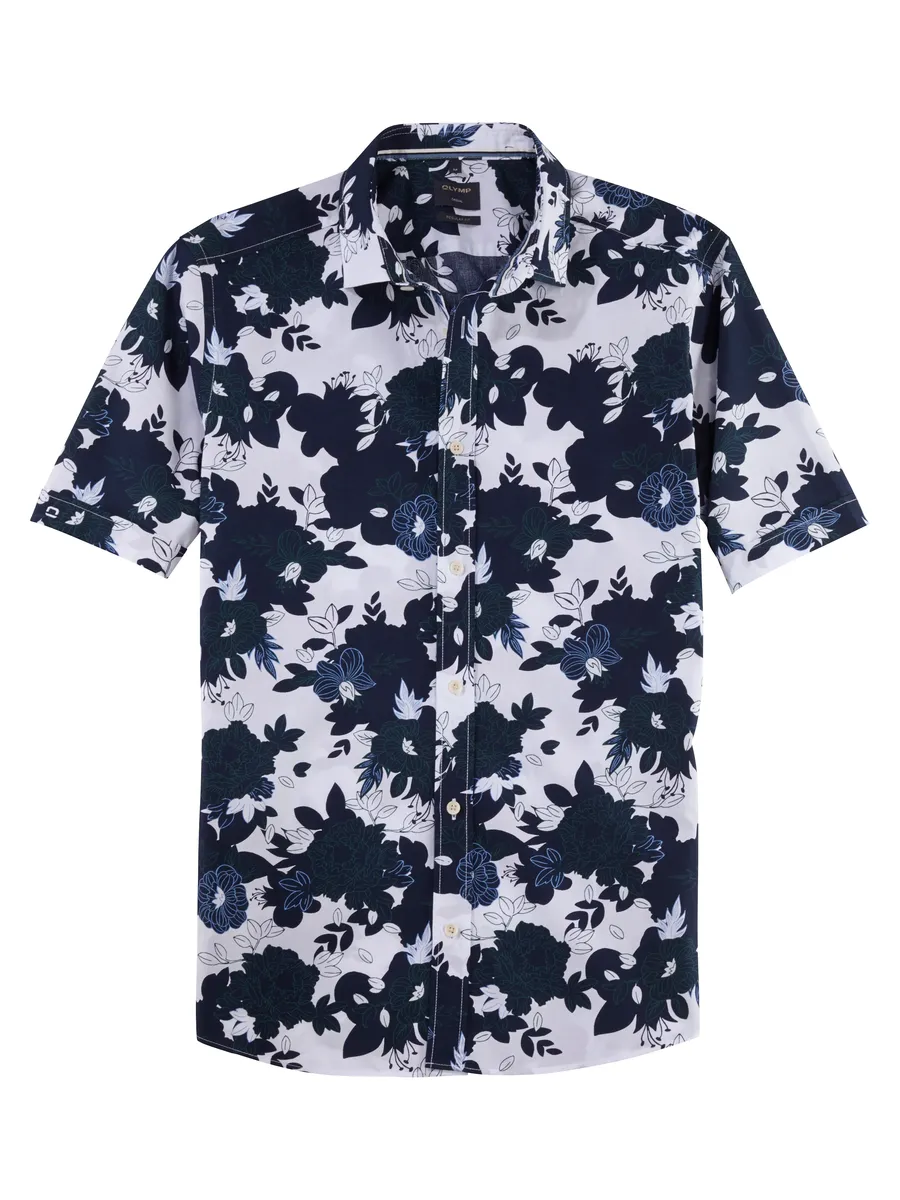 Рубашка OLYMP с короткими рукавами "Casual", с цветочным принтом по всей поверхности, воротником "Кент", цвет морской волны
Рубашка OLYMP с короткими рукавами "Casual", с цветочным принтом по всей поверхности, воротником "Кент", цвет морской волны