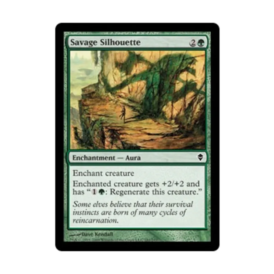 CCG Силуэт дикаря (клавиша C), MTG - Zendikar
CCG Силуэт дикаря (клавиша C), MTG - Zendikar