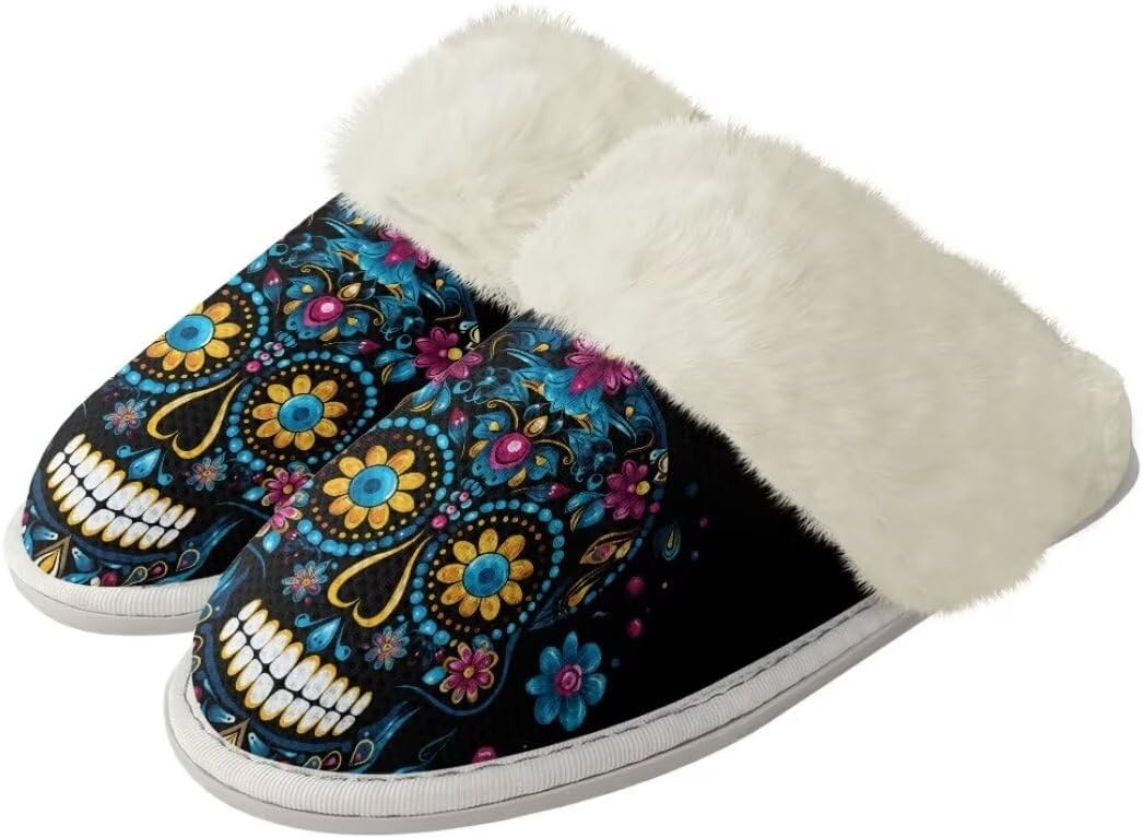 Мягкие домашние тапочки с нескользящей подошвой для женщин и мужчин, унисекс Xixirimido, Sugar Skull
Мягкие домашние тапочки с нескользящей подошвой для женщин и мужчин, унисекс Xixirimido, Sugar Skull