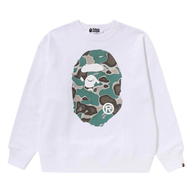 Свитер BAPE Liquid Camo Ape Head Relaxed Fit Crewneck Sweat, White
Свитер BAPE Liquid Camo Ape Head Relaxed Fit Crewneck Sweat, White
