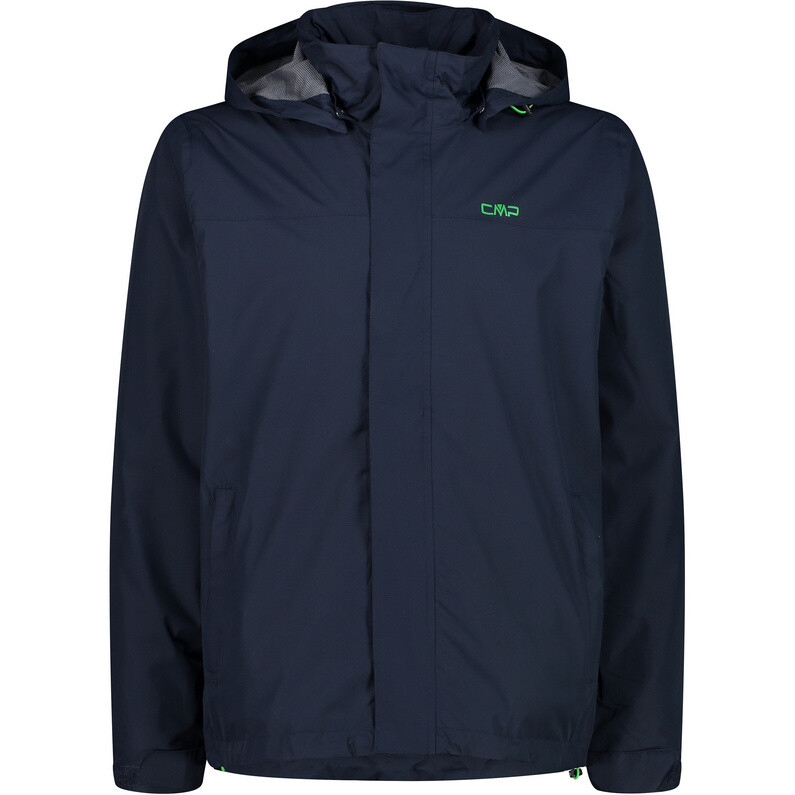 Мужская куртка от дождя на пуговицах с капюшоном CMP, синий 
Мужская куртка от дождя на пуговицах с капюшоном CMP, синий