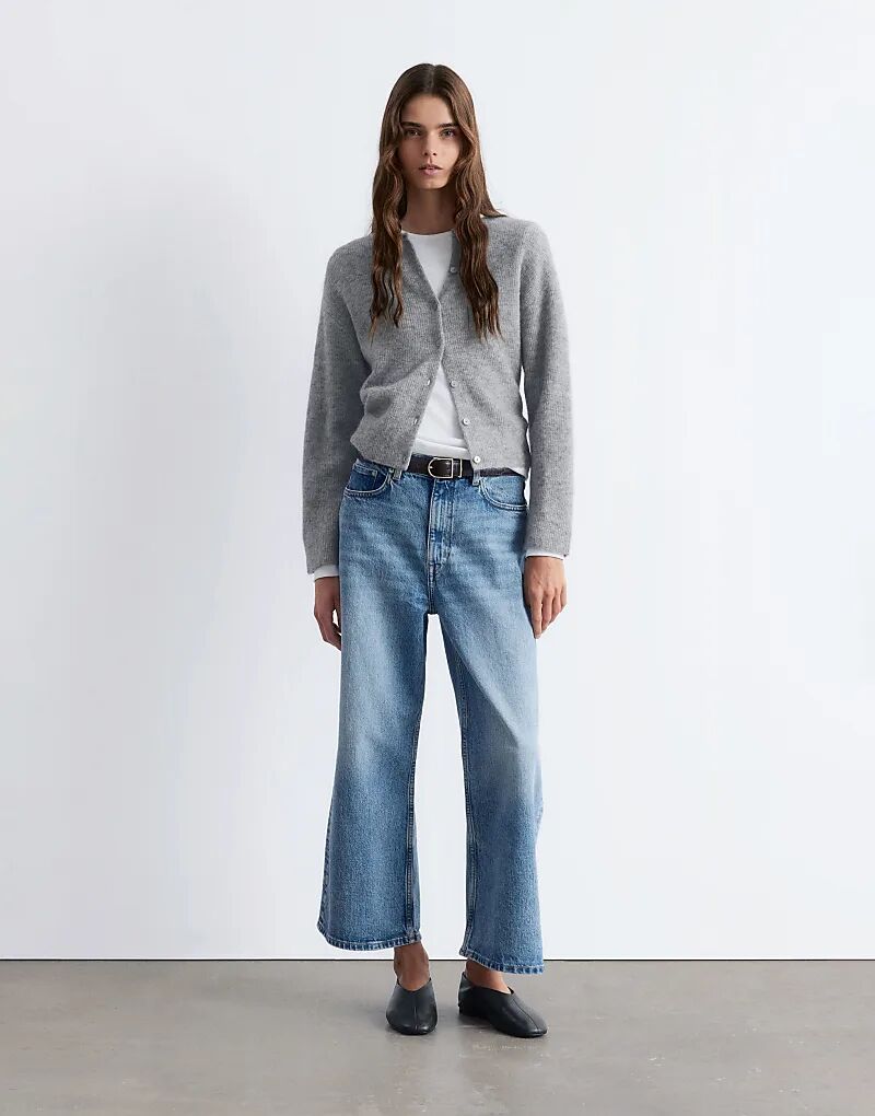 Кардиган из альпаки и шерсти с пуговицами спереди & Other Stories, серый
Кардиган из альпаки и шерсти с пуговицами спереди & Other Stories, серый