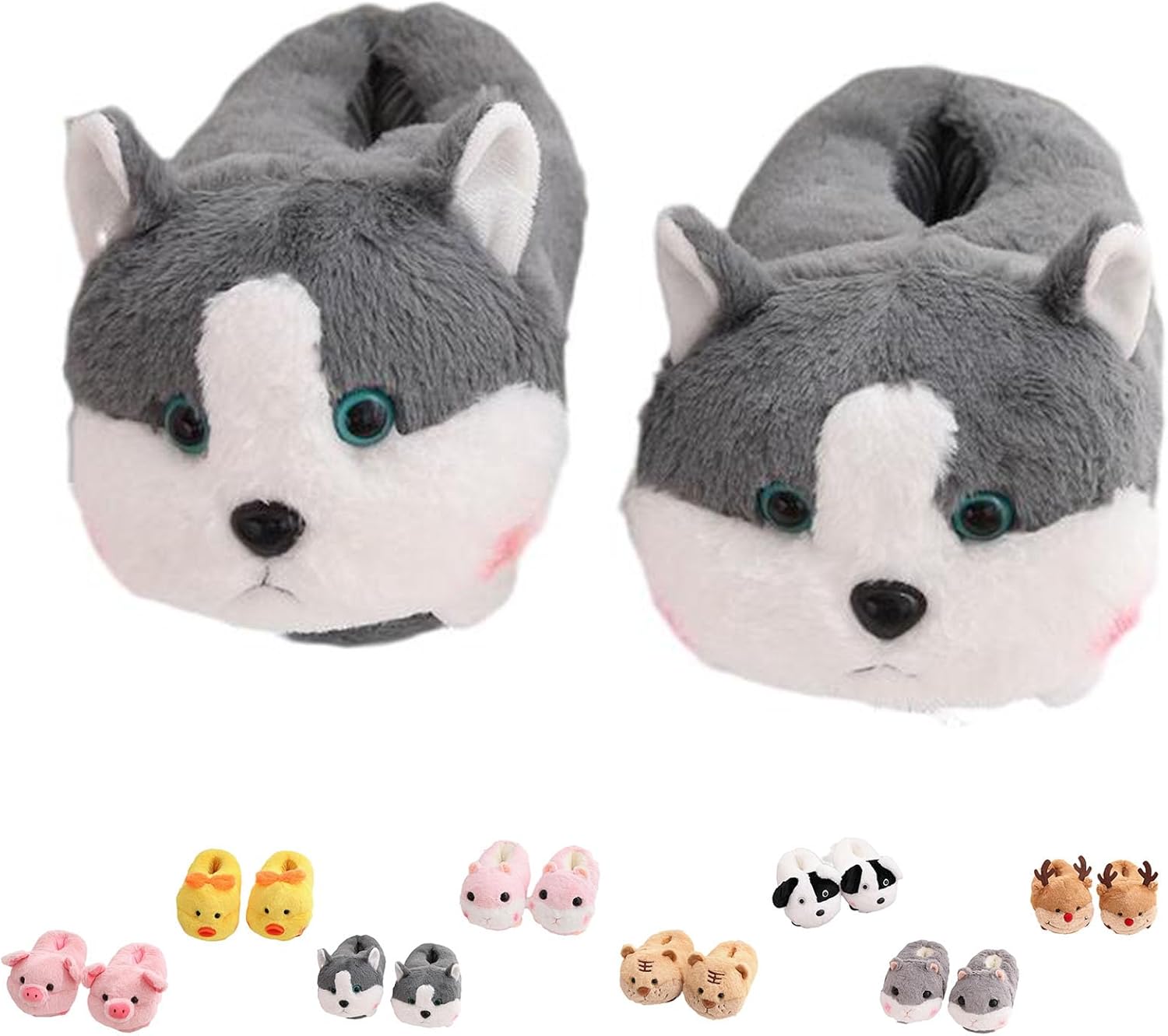 Тапочки в виде свинок, милые тапочки с животными для женщин, теплые зимние противоскользящие домашние плюшевые тапочки в виде животных Generic, серый
Тапочки в виде свинок, милые тапочки с животными для женщин, теплые зимние противоскользящие домашние плюшевые тапочки в виде животных Generic, серый