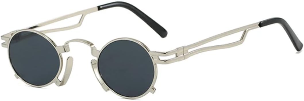 Панк-металлические круглые солнцезащитные очки в маленькой оправе для женщин, стильные, роскошные, модные, для мужчин, для активного отдыха, путешествий, вечеринок, с защитой от УФ-излучения UV400 TKKTLLT, Silver Gray
Панк-металлические круглые солнцезащитные очки в маленькой оправе для женщин, стильные, роскошные, модные, для мужчин, для активного отдыха, путешествий, вечеринок, с защитой от УФ-излучения UV400 TKKTLLT, Silver Gray