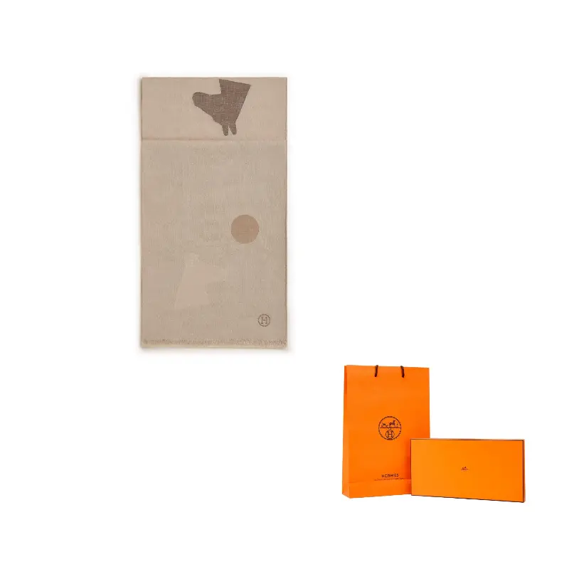 HERMES Вязаный шарф мужской натуральный, Natural
HERMES Вязаный шарф мужской натуральный, Natural