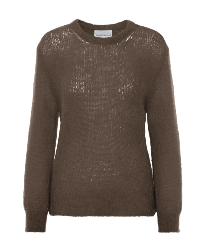 Пуловер Ulla с круглым вырезом Americandreams, коричневый
Пуловер Ulla с круглым вырезом Americandreams, коричневый