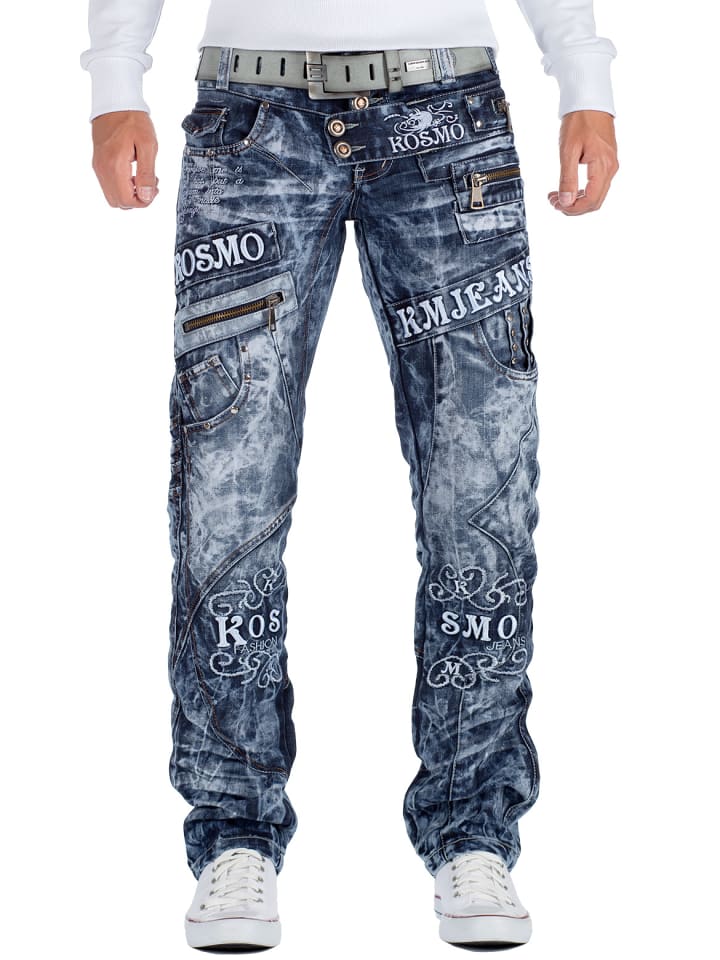 Джинсы синего цвета KOSMO LUPO
Джинсы синего цвета KOSMO LUPO