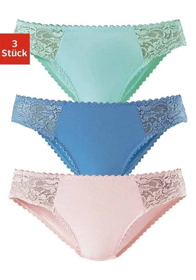 Трусики Petite Fleur Jazz (3 шт.), изготовлены из качественного эластичного хлопка, синий 
Трусики Petite Fleur Jazz (3 шт.), изготовлены из качественного эластичного хлопка, синий