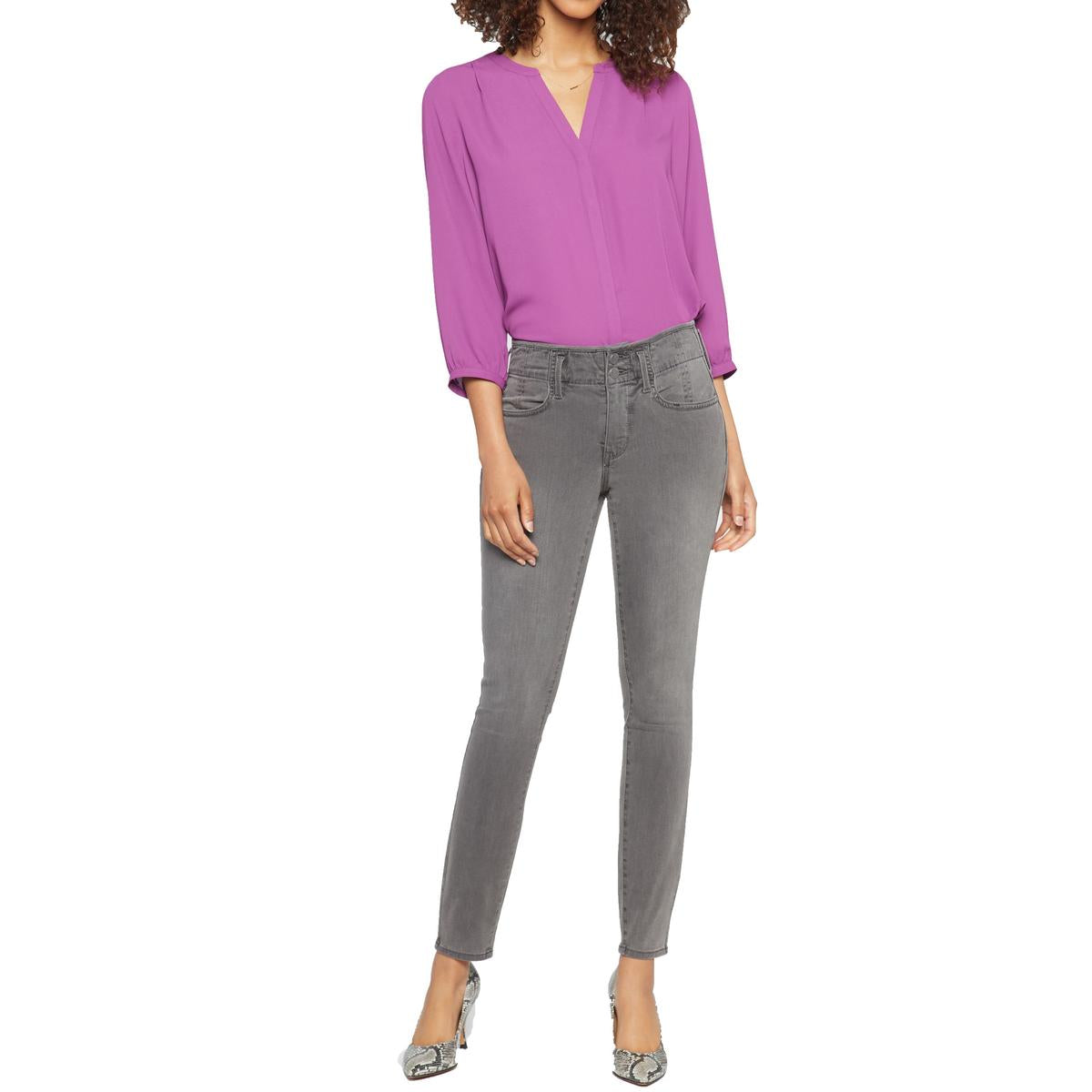 Ami Женские джинсы скинни, утягивающие живот NYDJ, Smokey Mountain
Ami Женские джинсы скинни, утягивающие живот NYDJ, Smokey Mountain