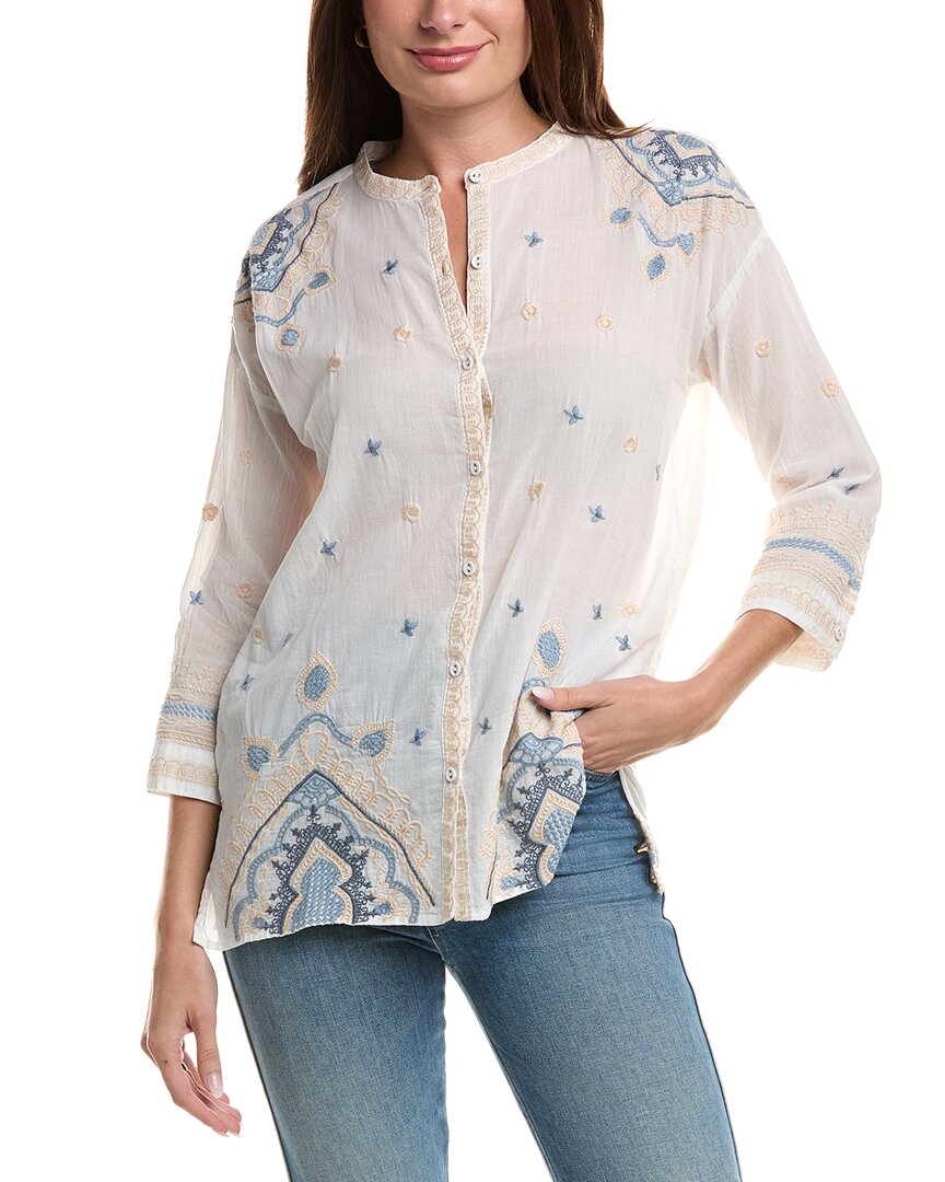 Туника 3/4 от Johnny Was Slim Audrey Mandarin Johnny Was, белый
Туника 3/4 от Johnny Was Slim Audrey Mandarin Johnny Was, белый