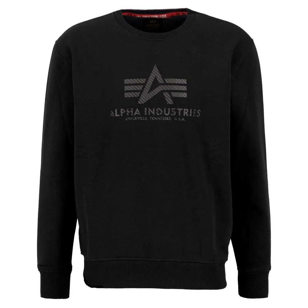 Толстовка Alpha Industries Basic Carbon, черный 
Толстовка Alpha Industries Basic Carbon, черный