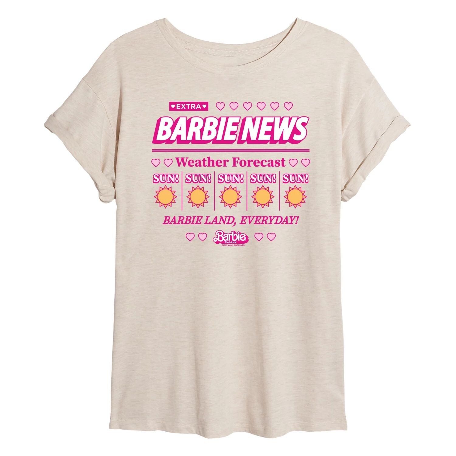 Футболка с рисунком «Барби для юниоров: прогноз погоды из фильма» Licensed Character, бежевый
Футболка с рисунком «Барби для юниоров: прогноз погоды из фильма» Licensed Character, бежевый