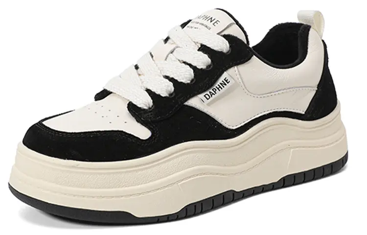 Кеды, скейтборд обувь женская низкая черный/белый Daphne
Кеды, скейтборд обувь женская низкая черный/белый Daphne