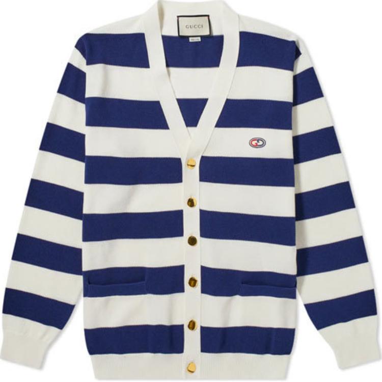 Футболка FW21 вязаная мужская синяя с белыми полосками GUCCI
Футболка FW21 вязаная мужская синяя с белыми полосками GUCCI