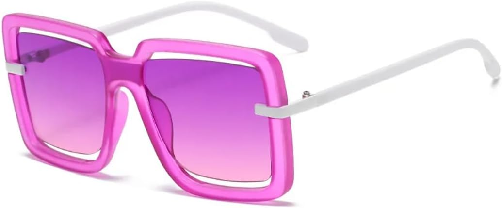 Винтажные женские солнцезащитные очки в крупной оправе с полой внутренней частью, панк-стиль, конфетные оттенки, популярные мужские солнцезащитные очки UV400 TKKTLLT, Purple
Винтажные женские солнцезащитные очки в крупной оправе с полой внутренней частью, панк-стиль, конфетные оттенки, популярные мужские солнцезащитные очки UV400 TKKTLLT, Purple