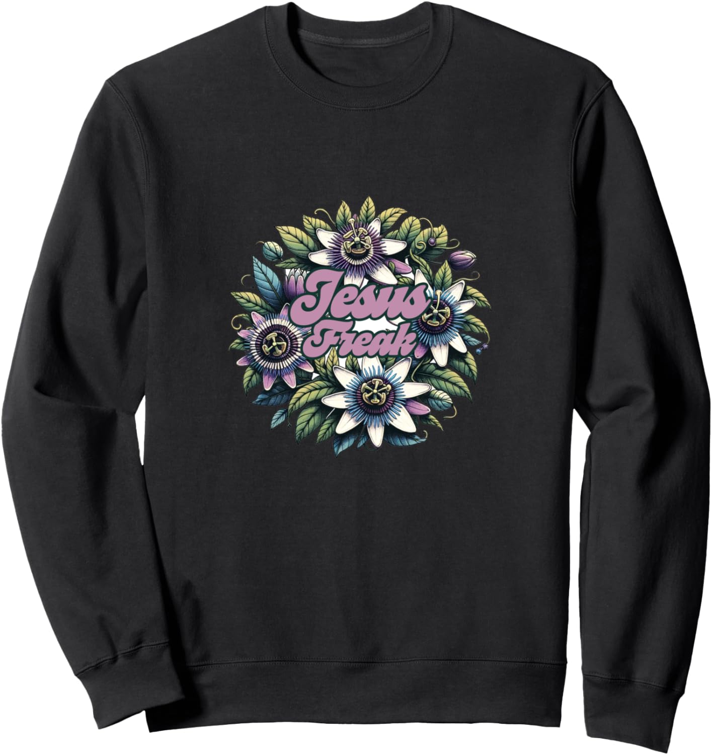 Христианская толстовка с цветочным рисунком и иллюстрацией Иисуса Jesus Freak Floral Teez 4 Us, черный
Христианская толстовка с цветочным рисунком и иллюстрацией Иисуса Jesus Freak Floral Teez 4 Us, черный
