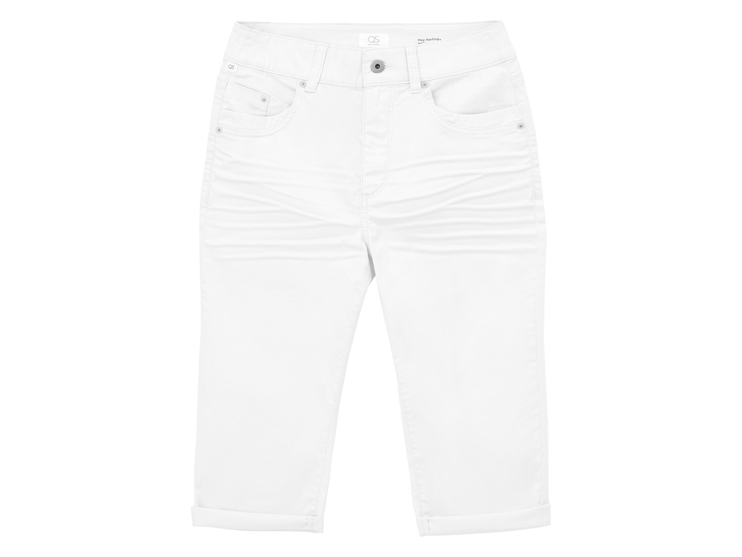 Женские капри QS by sOliver с высоким содержанием хлопка, белый
Женские капри QS by sOliver с высоким содержанием хлопка, белый