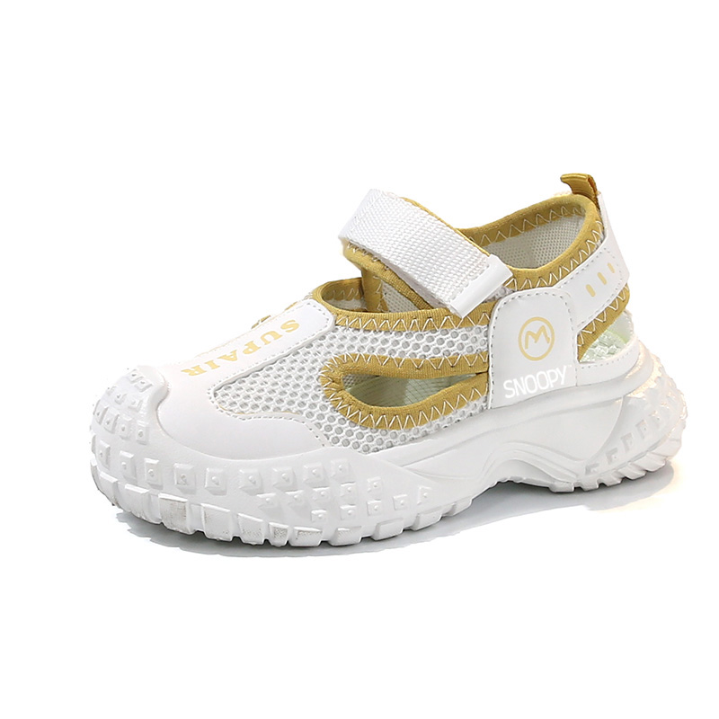 Детские сандалии с низким верхом, дышащие, противоскользящие, устойчивые к истиранию и отскоку SNOOPY, желтый
Детские сандалии с низким верхом, дышащие, противоскользящие, устойчивые к истиранию и отскоку SNOOPY, желтый