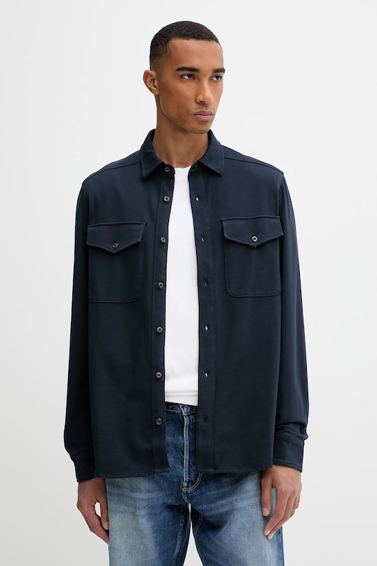 Хлопковая рубашка G-Star, темно-синий
Хлопковая рубашка G-Star, темно-синий