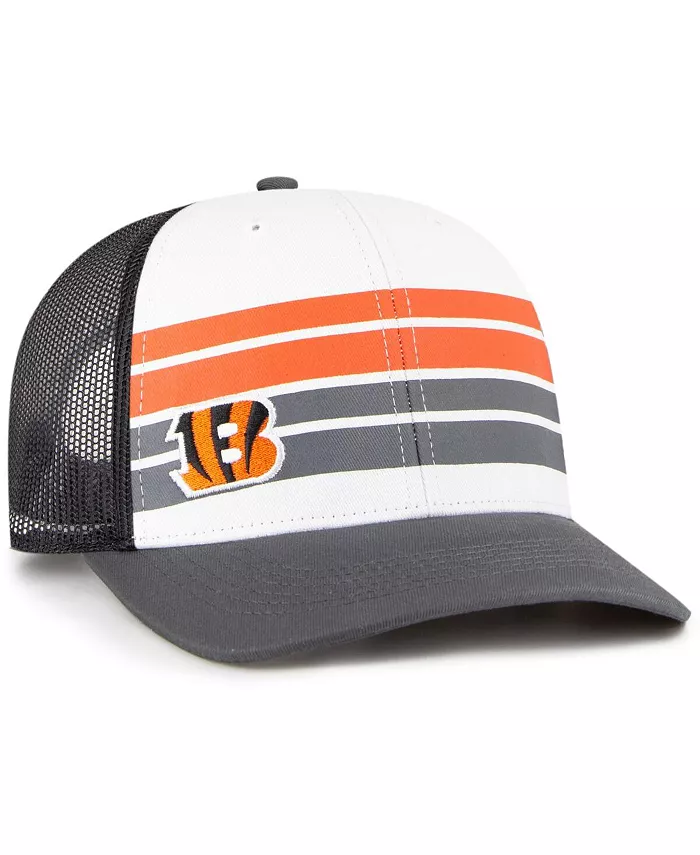 Бейсболка Cincinnati Bengals Cove Trucker Snapback для подростков, бело-угольная '47 Brand
Бейсболка Cincinnati Bengals Cove Trucker Snapback для подростков, бело-угольная '47 Brand