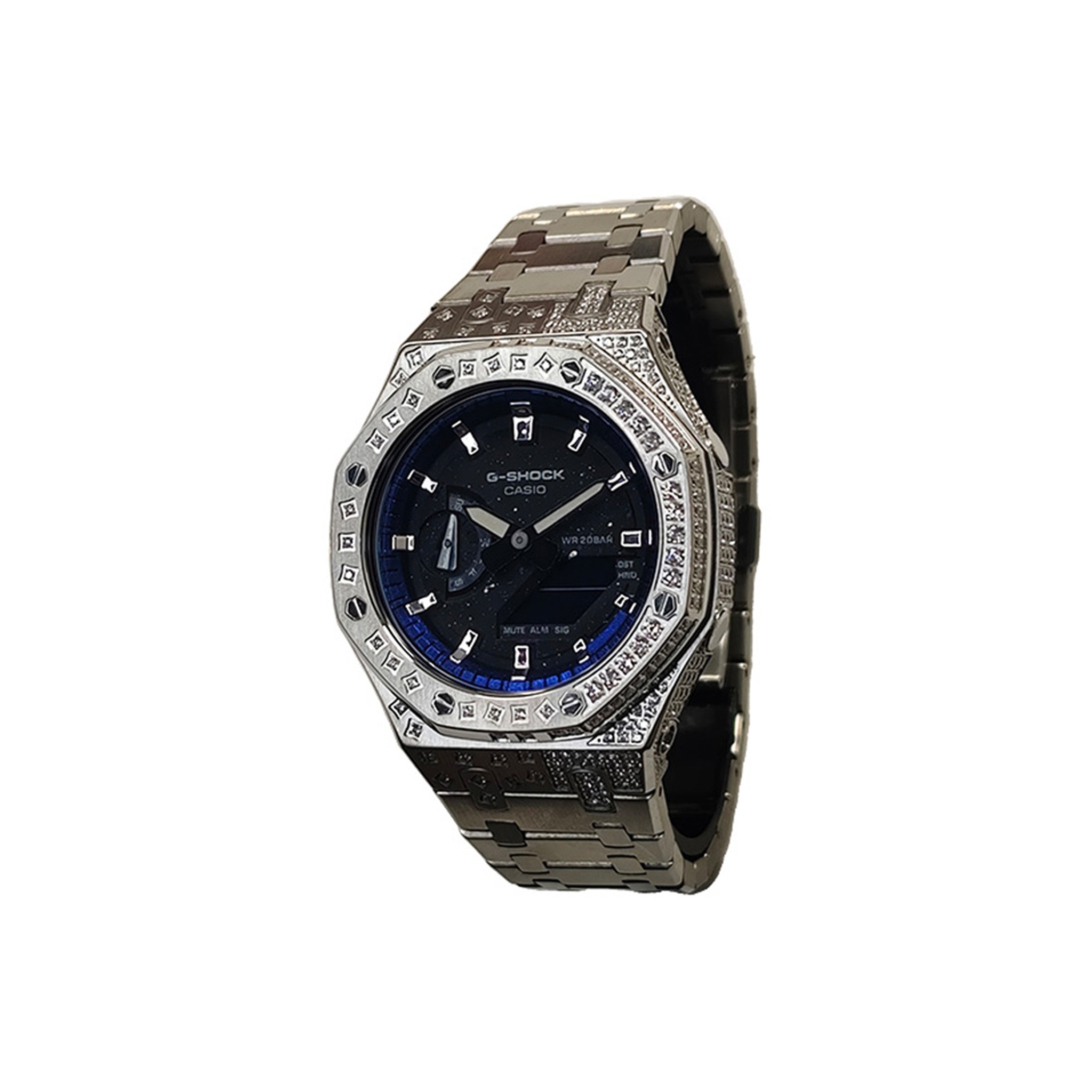 Часы Casio G-Shock Analog-Digital 2100 Series, арт. GA-2100SKE-7A, 44 мм, серебро/черный
Часы Casio G-Shock Analog-Digital 2100 Series, арт. GA-2100SKE-7A, 44 мм, серебро/черный