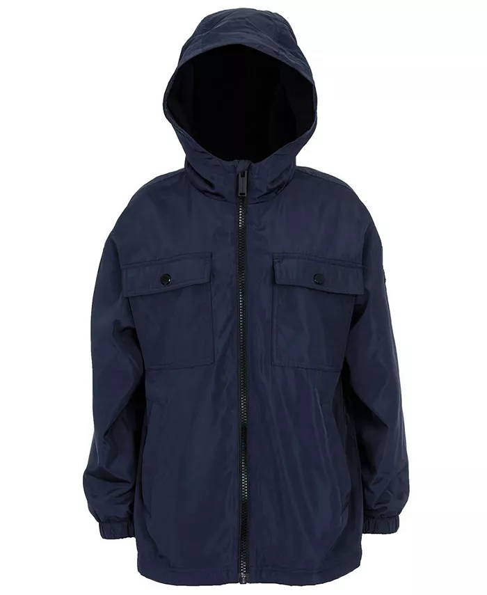 Куртка-дождевик на молнии с флисовой подкладкой для больших мальчиков Michael Kors, синий
Куртка-дождевик на молнии с флисовой подкладкой для больших мальчиков Michael Kors, синий