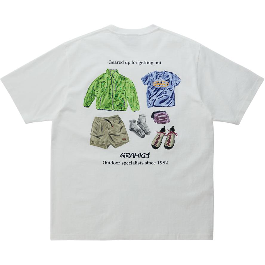 Футболка с принтом улитки Gramicci, белый
Футболка с принтом улитки Gramicci, белый