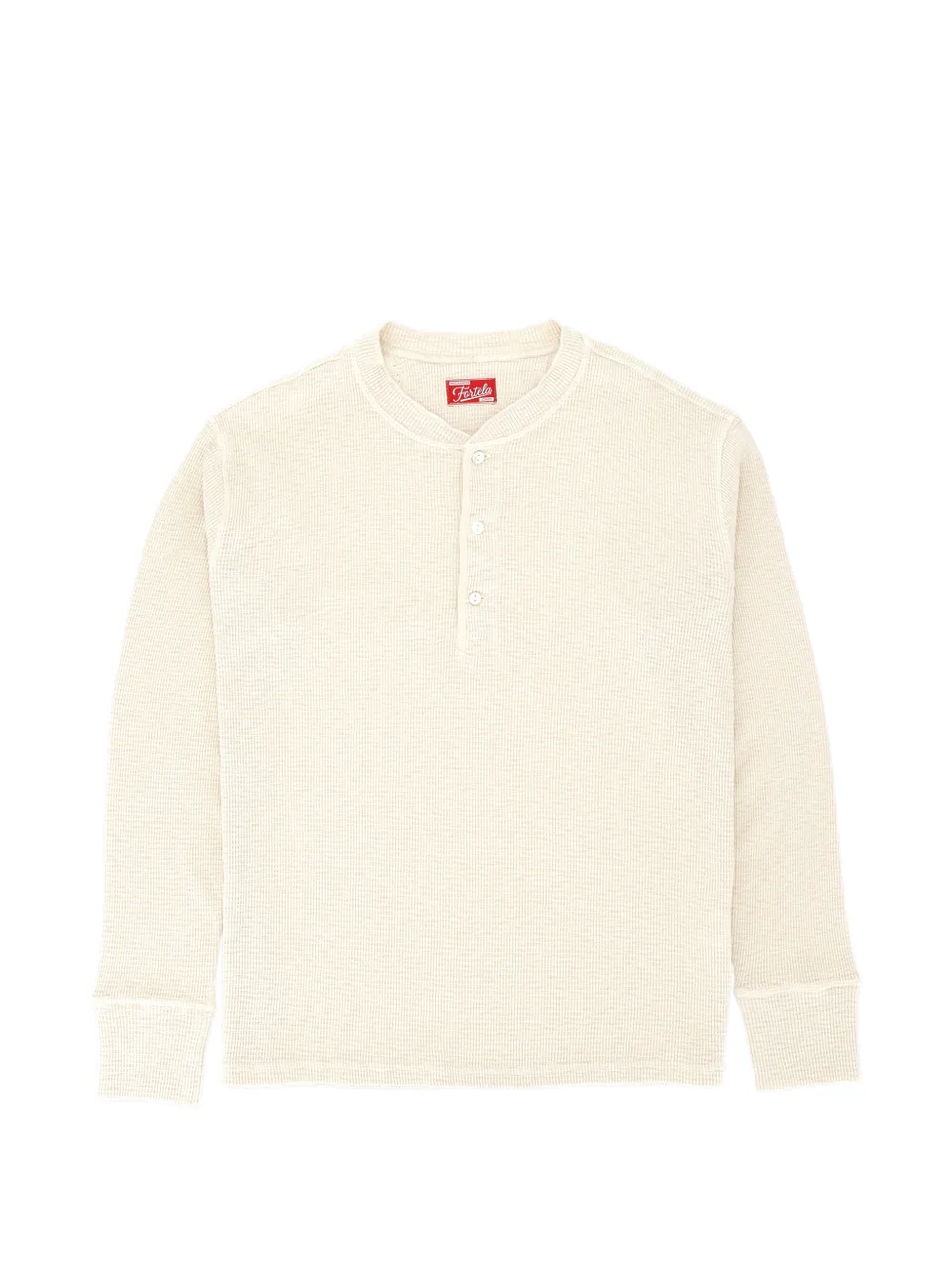 Футболка Henley в вафельную вязку Amish Fortela, бежевый
Футболка Henley в вафельную вязку Amish Fortela, бежевый