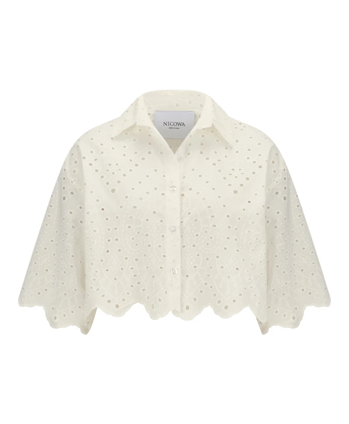 Укороченная рубашка finaliwo Nicowa, белый
Укороченная рубашка finaliwo Nicowa, белый