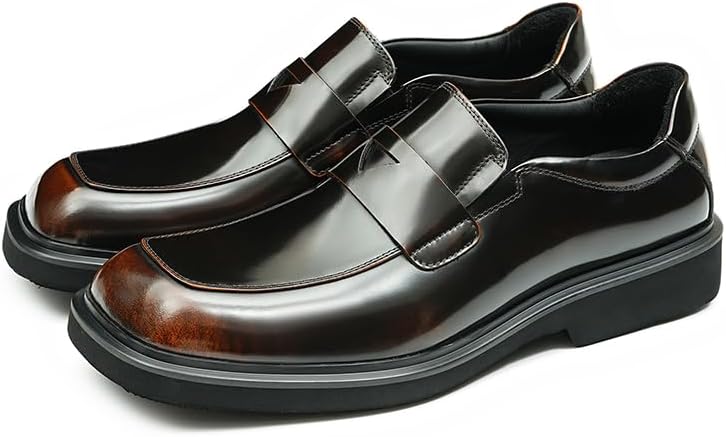 Мужские повседневные лоферы - низкие туфли на плоской подошве из натуральной кожи, с круглым носком, модные лоферы с противоскользящей резиновой подошвой, подходят для вечеринок, вечерних мероприятий, свадеб и повседневной носки Neweyesee, корич...
Мужские повседневные лоферы - низкие туфли на плоской подошве из натуральной кожи, с круглым носком, модные лоферы с противоскользящей резиновой подошвой, подходят для вечеринок, вечерних мероприятий, свадеб и повседневной носки Neweyesee, корич...