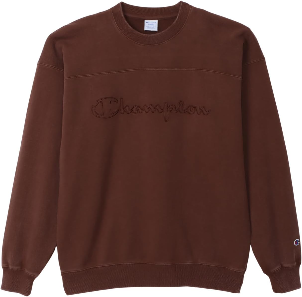 Мужская толстовка Champion с длинными рукавами и круглым вырезом, 100% хлопковый флис, свободный крой, модель Action Style C3-D013, коричневый
Мужская толстовка Champion с длинными рукавами и круглым вырезом, 100% хлопковый флис, свободный крой, модель Action Style C3-D013, коричневый