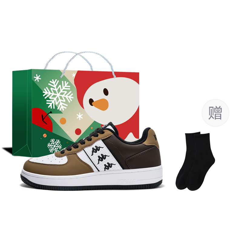 Противоскользящие износостойкие низкие скейтерские кеды унисекс бело-коричневые Kappa, коричневый
Противоскользящие износостойкие низкие скейтерские кеды унисекс бело-коричневые Kappa, коричневый